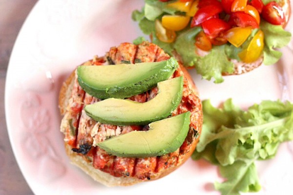 hatch chile salmon burger