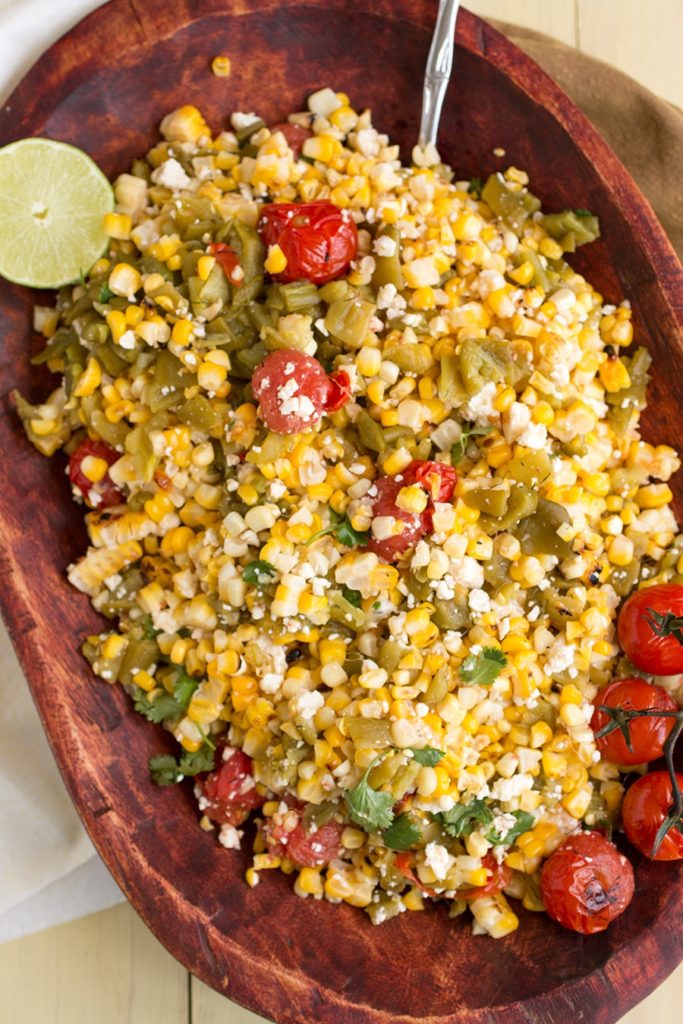 hatch chile corn salad