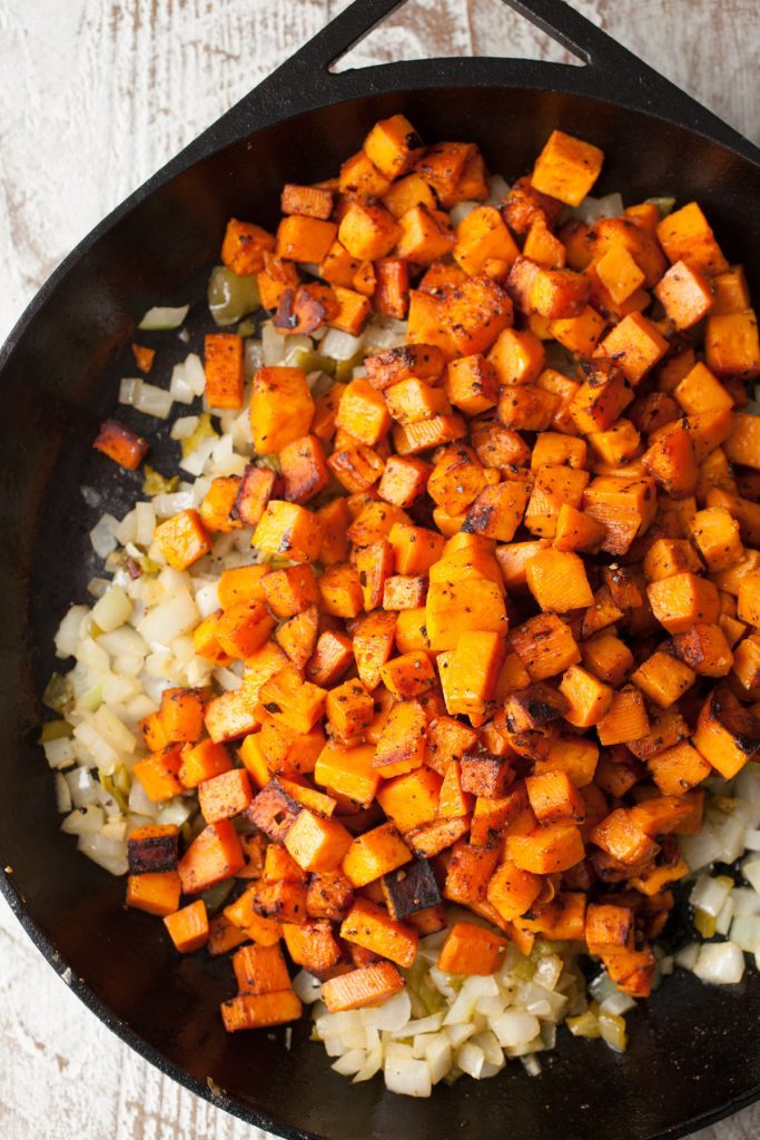 Sweet Potato Hatch Chile-Hash