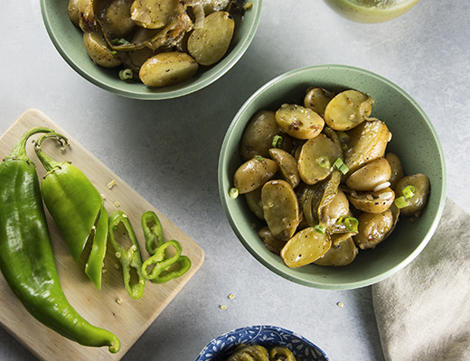 hatch chile potatoes