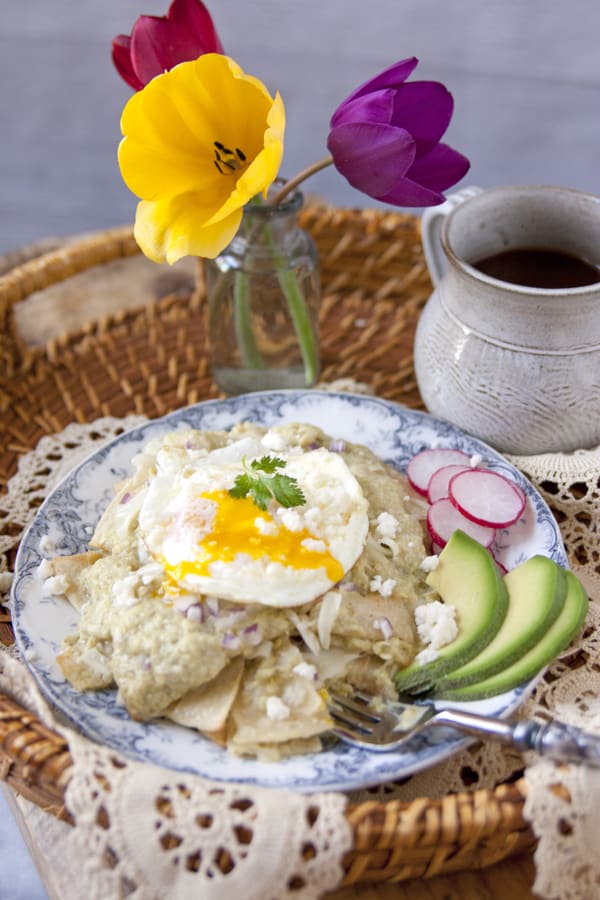 green chile chilaguiles