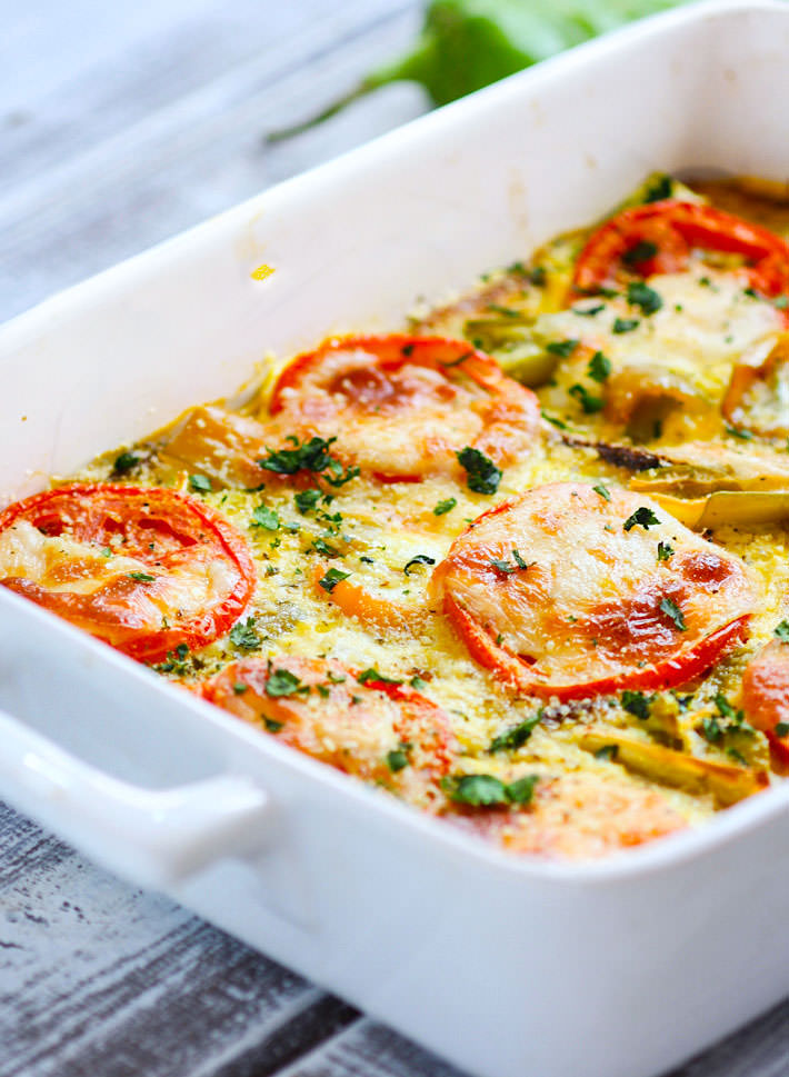 green chile tomato casserole